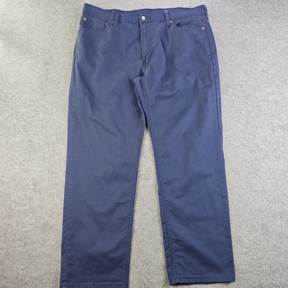 Levis 541 Pants Mens 38x30 Navy Blue Athletic Taper All Seasons Tech Stretch